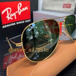 Ray-Ban Aviator NEW Green G15 Lens Unisex